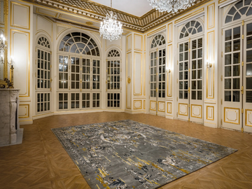 LULLY CYTISUS - Rectangular handmade silk rug by Edition Bougainville - view 3